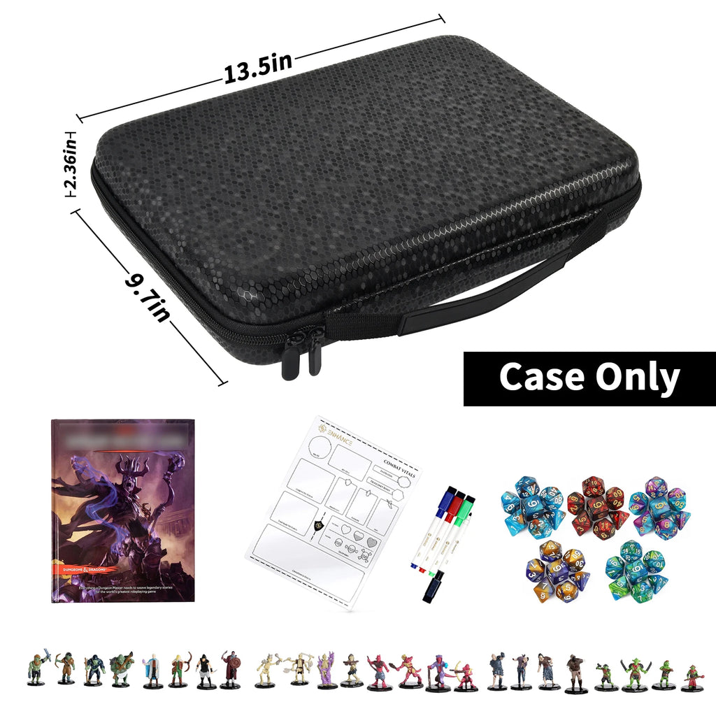 Cofre del Aventurero — Estuche para Dados, Miniaturas y Accesorios
