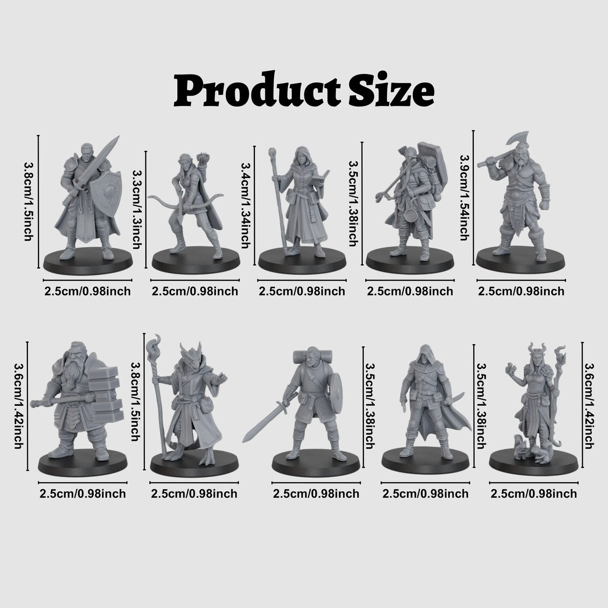 Set de Miniaturas – Personajes Básicos