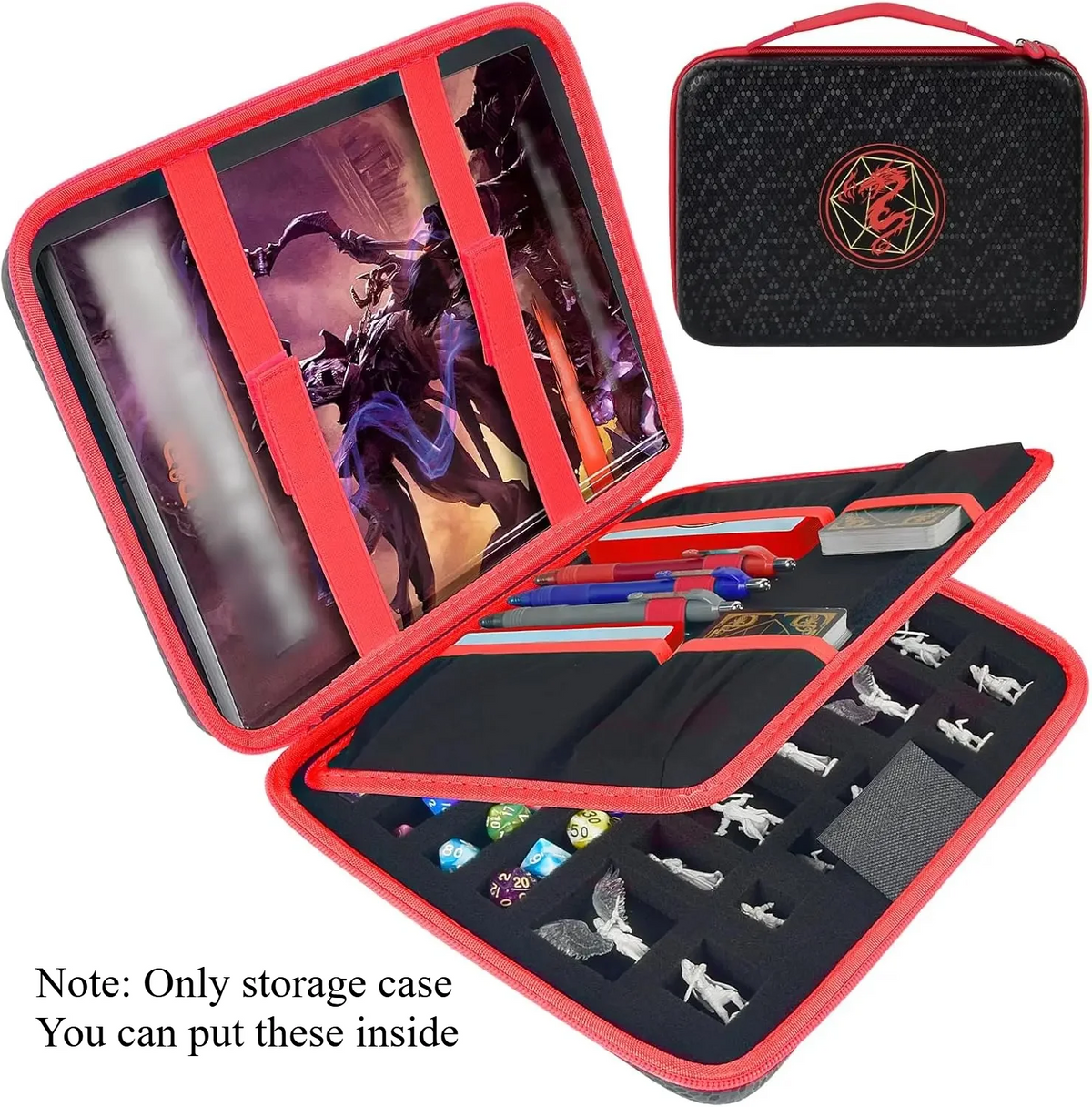 Cofre del Aventurero — Estuche para Dados, Miniaturas y Accesorios