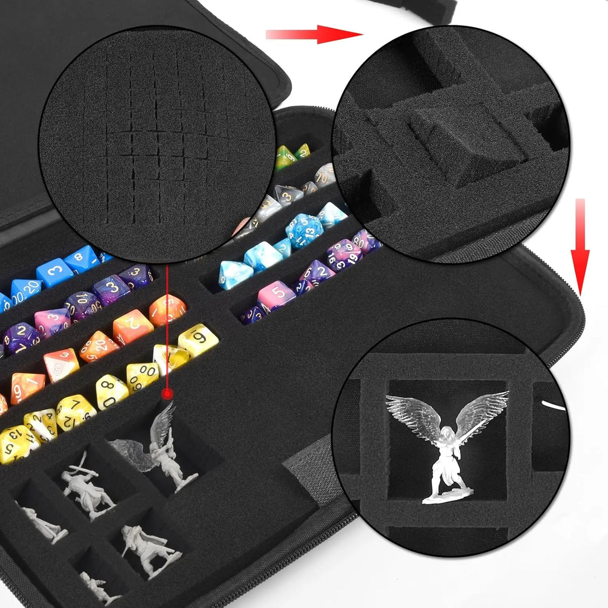 Cofre del Aventurero — Estuche para Dados, Miniaturas y Accesorios
