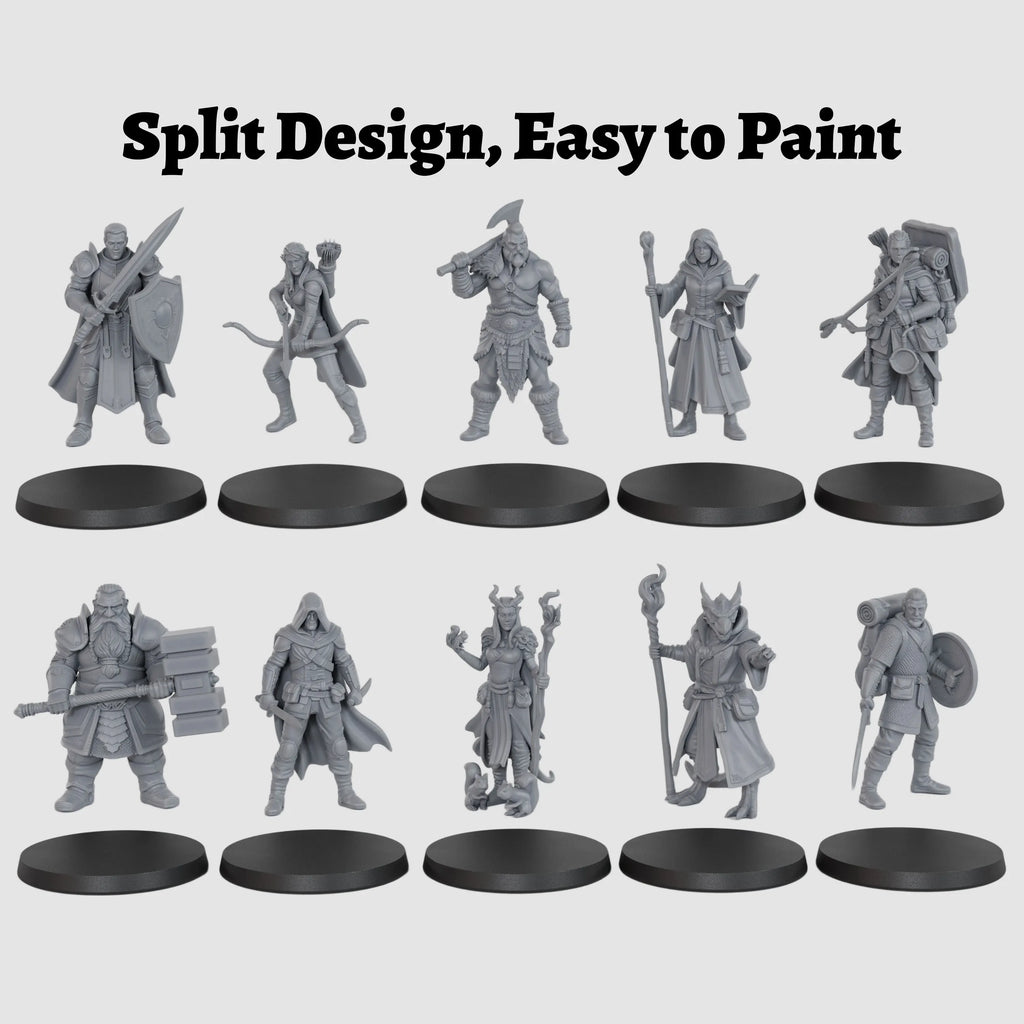 Set de Miniaturas – Personajes Básicos